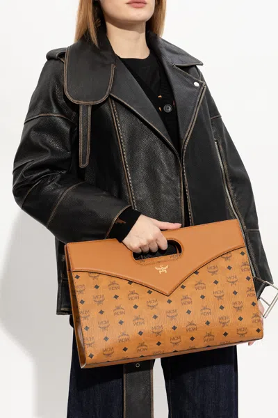 Mcm ‘visetos' Shoulder Bag In Brown