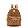 Mcm X-mini Stark Side Stud Convertible Backpack In Brown