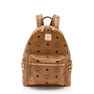 MCM VISETOS SIDE STUDS STARK MINI BACKPACK