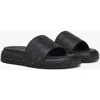 Mcm Visetos Slide Sandals In Black
