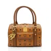 Mcm Visetos Small Boston Bag
