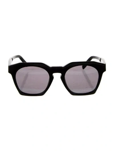 Pre-owned Mcm Visetos Square Sunglasses In Black