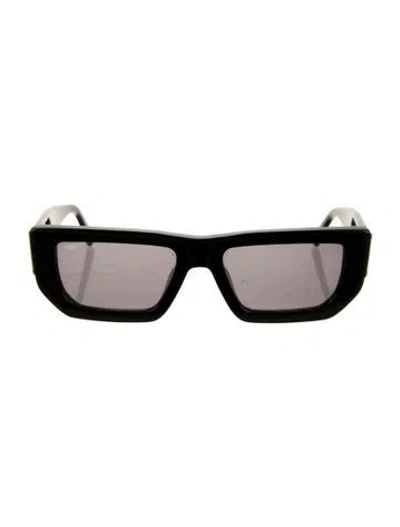Pre-owned Mcm Visetos Square Sunglasses In Black