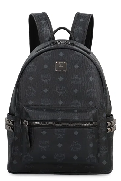 Mcm Stark Visetos Backpack In Black