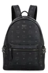Mcm Stark Visetos Backpack In Black