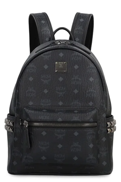 Mcm Stark Visetos Backpack In Black