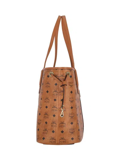 Mcm Visetos Tote In Brown