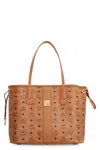 Mcm Visetos Tote In Brown
