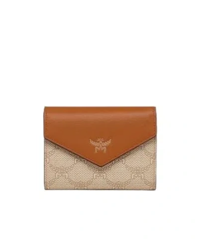Mcm Visetos Wallet In Brown
