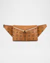 Mcm Small 3d Diamond Visetos Belt Bag In Brown