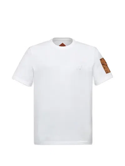 Mcm Visetos-print Pocket T-shirt In White