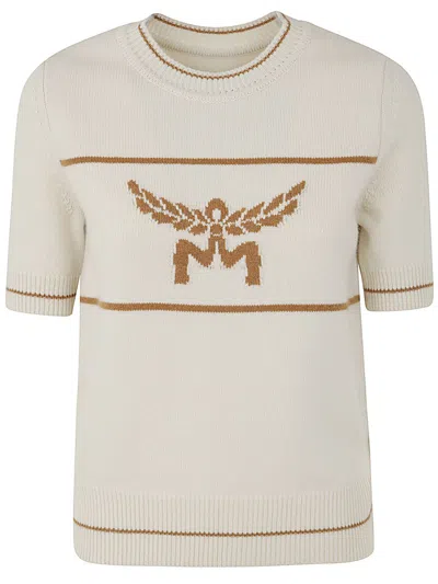 Mcm W  Col Sweater Wi In White