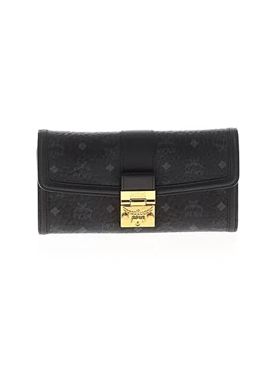 Pre-owned Mcm Wallet In Black