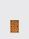 Mcm Ottomar Passport Holder In Visetos In Brown
