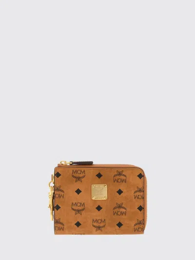 Mcm Wallet Men Color Brown