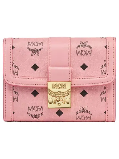 Mcm Wallet Tracy In Pink