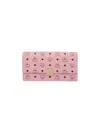 Mcm Large Wallet With Logo Shoulder Strap