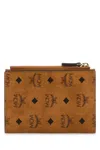 Mcm Printed Canvas Wallet