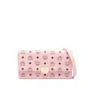 Mcm Large Wallet With Logo Shoulder Strap