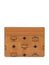 Mcm Women Portacarte Monogram Logo In Brown