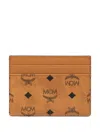 Mcm Women Portacarte Monogram Logo In Brown