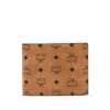 Mcm Canvas Wallet Bi-fold Design In Brown