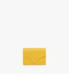 Mcm Wallets Yellow In Yellow