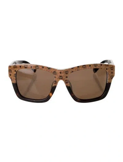 Pre-owned Mcm Wayfarer Tinted Sunglasses In Black
