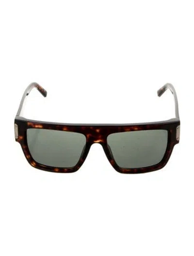 Pre-owned Mcm Wayfarer Tinted Sunglasses In Brown