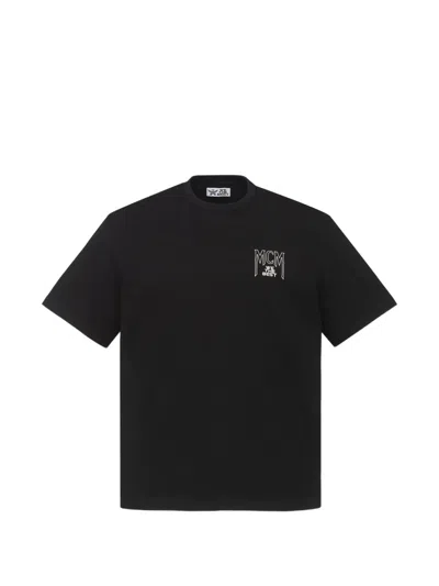 Mcm We The Best Logo-print T-shirt In Black