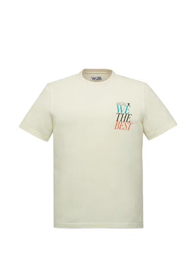 Mcm We The Best Logo-print T-shirt In White