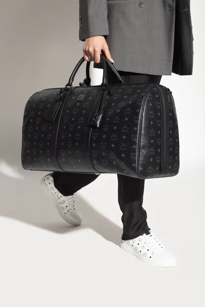 Mcm ‘weekender' Duffel Bag In Black