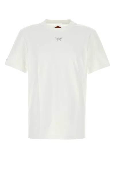 MCM WHITE COTTON T-SHIRT