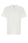 Mcm Essential Logo Print T-shirt In Organic Cotton In White