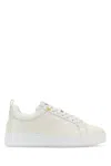 Mcm White Leather New Terrain Sneakers In White