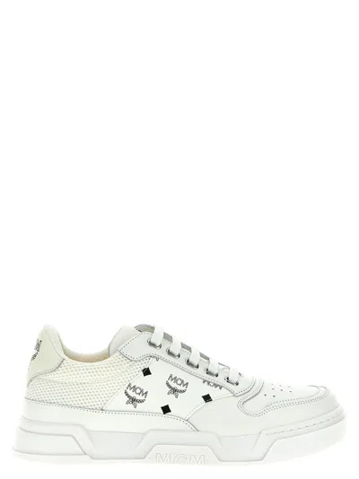 MCM WHITE SKYWARD SNEAKERS