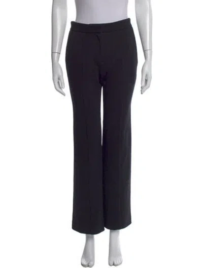 Pre-owned Mcm Wide Leg Pants In Black