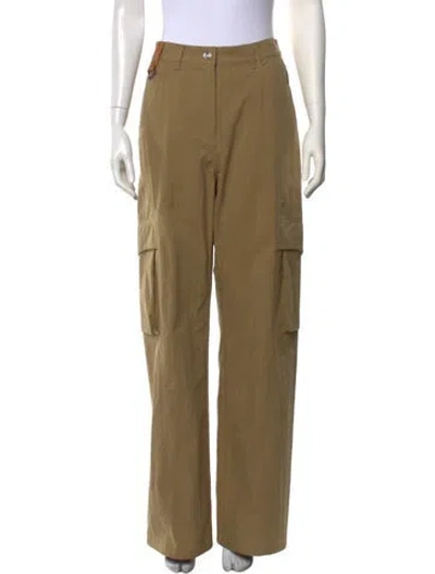 Pre-owned Mcm Wide Leg Pants W/ Tags In Green