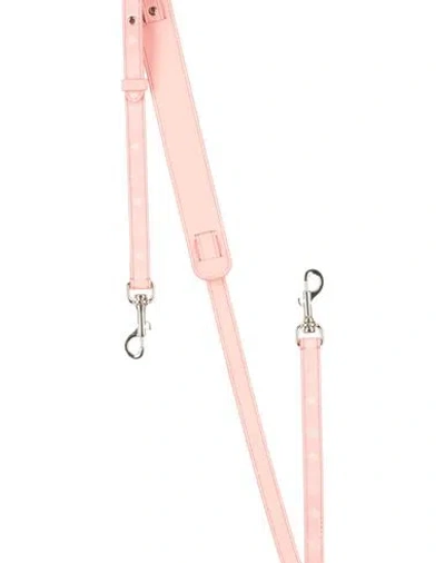 Mcm Woman Bag Strap Light Pink Size - Leather