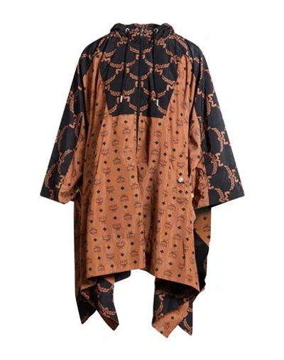 Mcm Woman Cape Tan Size Xs Polyamide In Brown