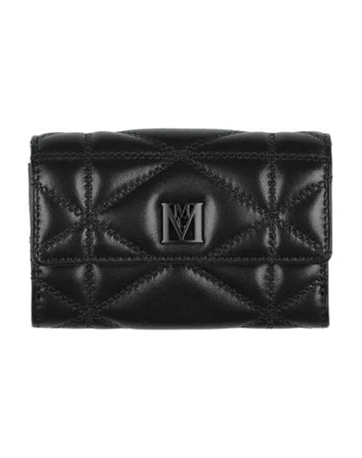 Mcm Woman Coin Purse Black Size - Leather