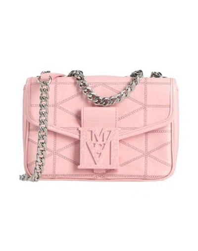 Mcm Woman Cross-body Bag Pink Size - Leather