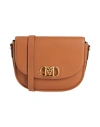 Mcm Woman Cross-body Bag Tan Size - Leather