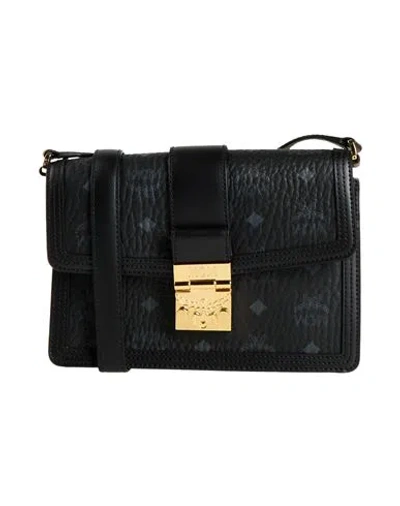 Mcm Woman Cross-body Bag Black Size - Leather