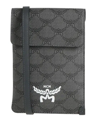 Mcm Woman Cross-body Bag Black Size - Textile Fibers