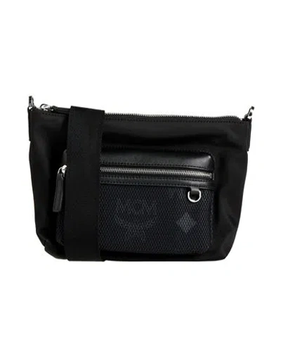 Mcm Woman Cross-body Bag Black Size - Textile Fibers