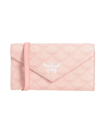 Mcm Woman Cross-body Bag Blush Size - Textile Fibers In Pink
