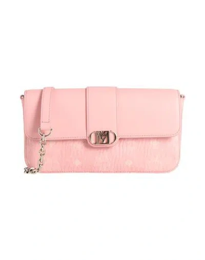 Mcm Woman Cross-body Bag Pink Size - Leather
