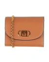 Mcm Woman Crossbody Wallet Camel Size - Leather