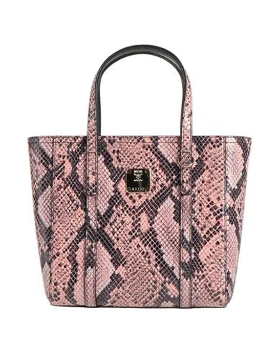 Mcm Woman Handbag Antique Rose Size - Leather In Pink
